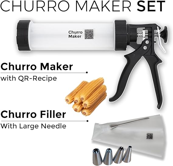 Churro Maker Professional Gun Kit Set - 1lb